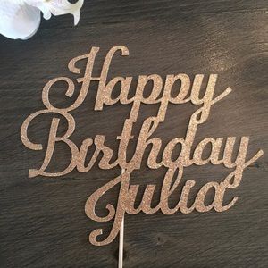 COPY - Personalized Cake Toppers